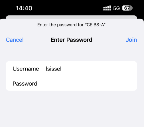 How to Connect Wi-Fi(SSID:CEIBS-A) on iOS - EN